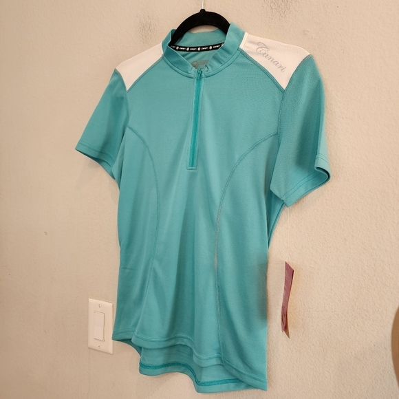 NWT Canari Women's Essential Cycling Jersey.  Robbins egg blue. Size small. - Picture 5 of 16
